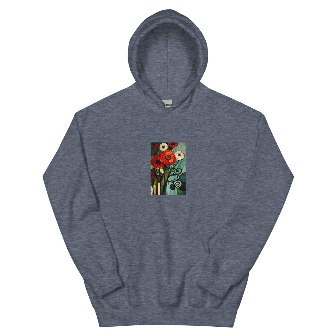 "Rainbow Rose" Comfortable Hoodie - Polendo Design