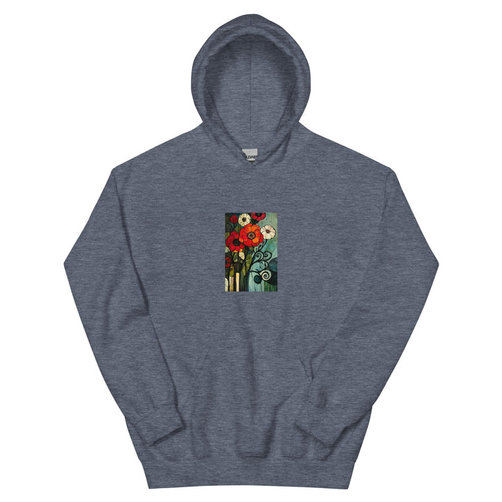 "Rainbow Rose" Comfortable Hoodie - Polendo Design
