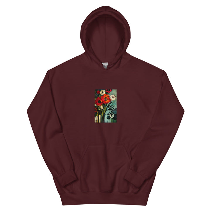 "Rainbow Rose" Comfortable Hoodie - Polendo Design
