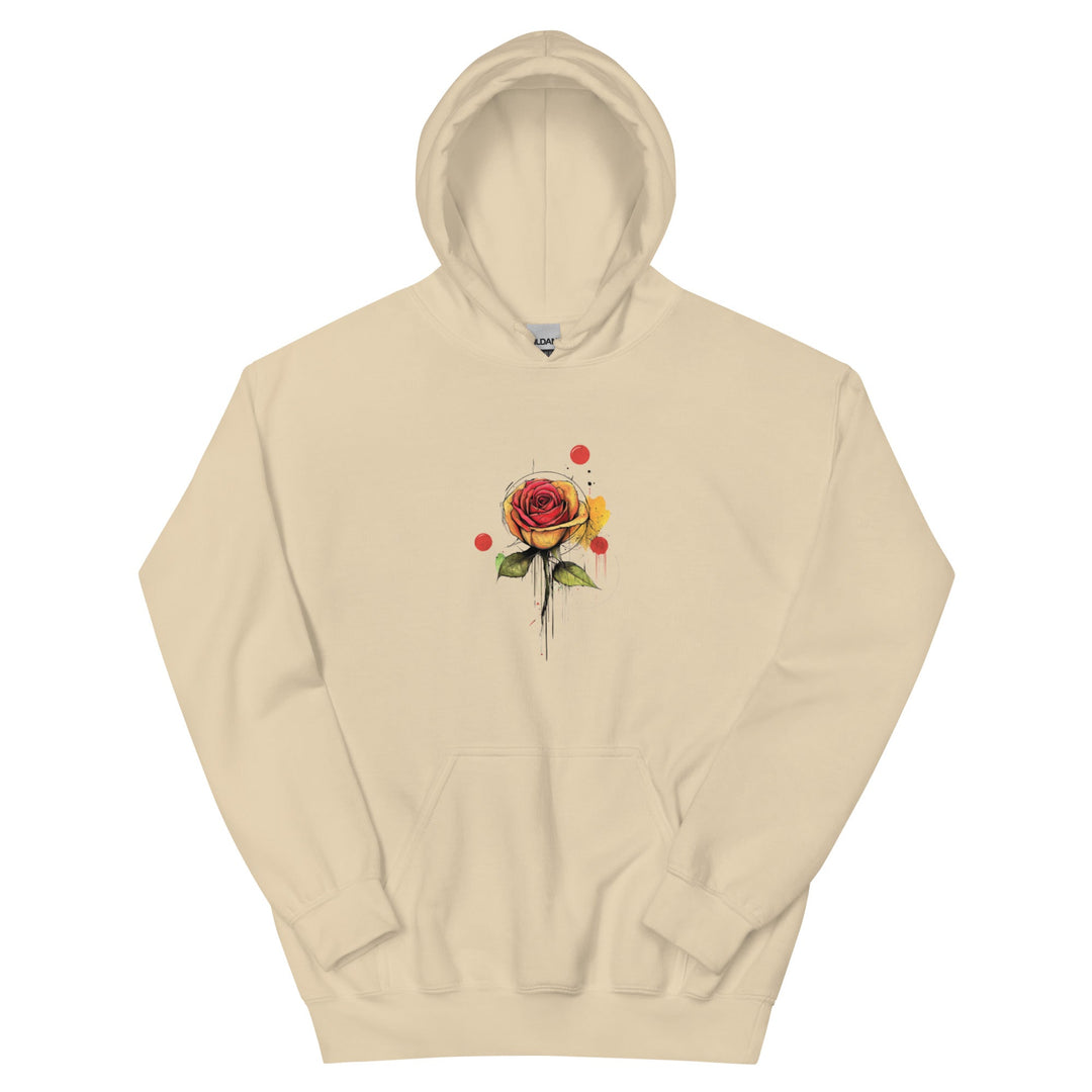 "A touch of Rose" Unique Hoodie - Polendo Design rose graphic hoodie rose graphic hoodie