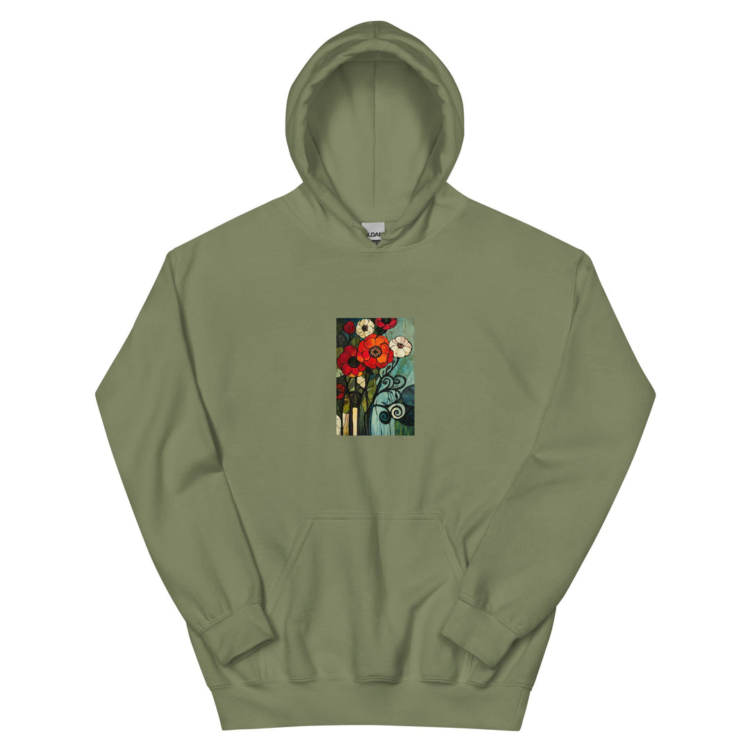 "Rainbow Rose" Comfortable Hoodie - Polendo Design