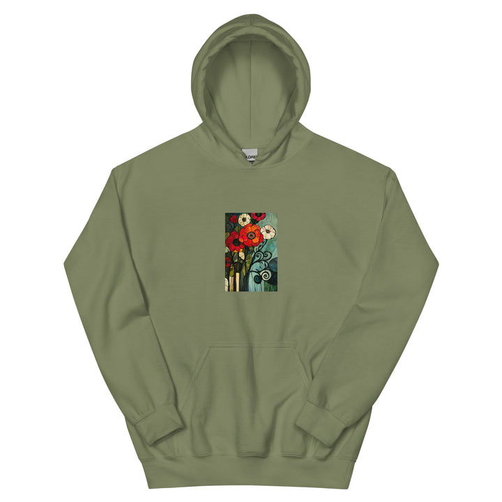 "Rainbow Rose" Comfortable Hoodie - Polendo Design