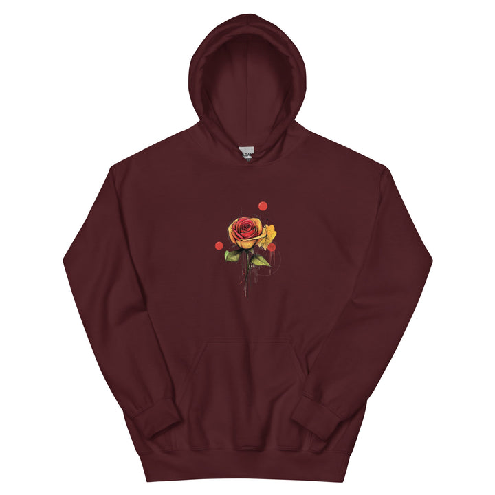 "A touch of Rose" Unique Hoodie - Polendo Design rose graphic hoodie rose graphic hoodie