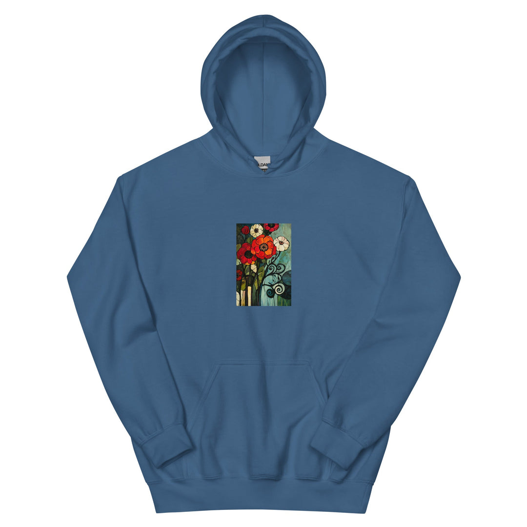 "Rainbow Rose" Comfortable Hoodie - Polendo Design