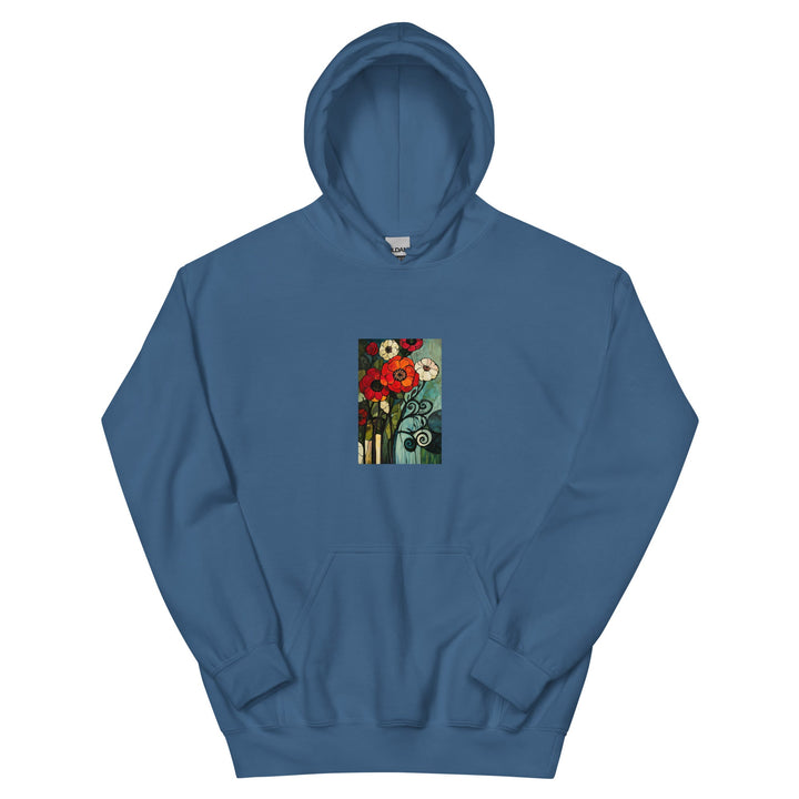 "Rainbow Rose" Comfortable Hoodie - Polendo Design