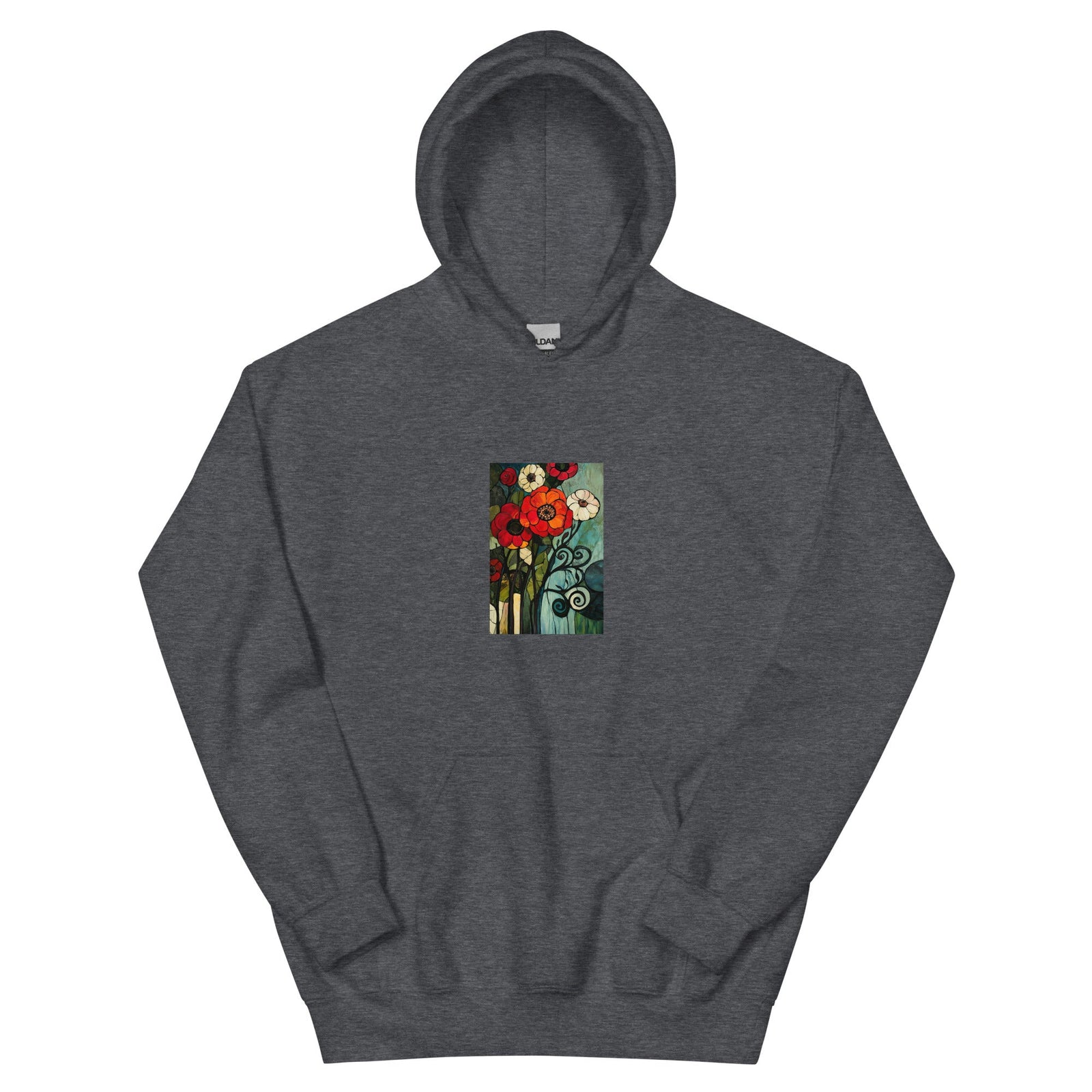 "Rainbow Rose" Comfortable Hoodie - Polendo Design