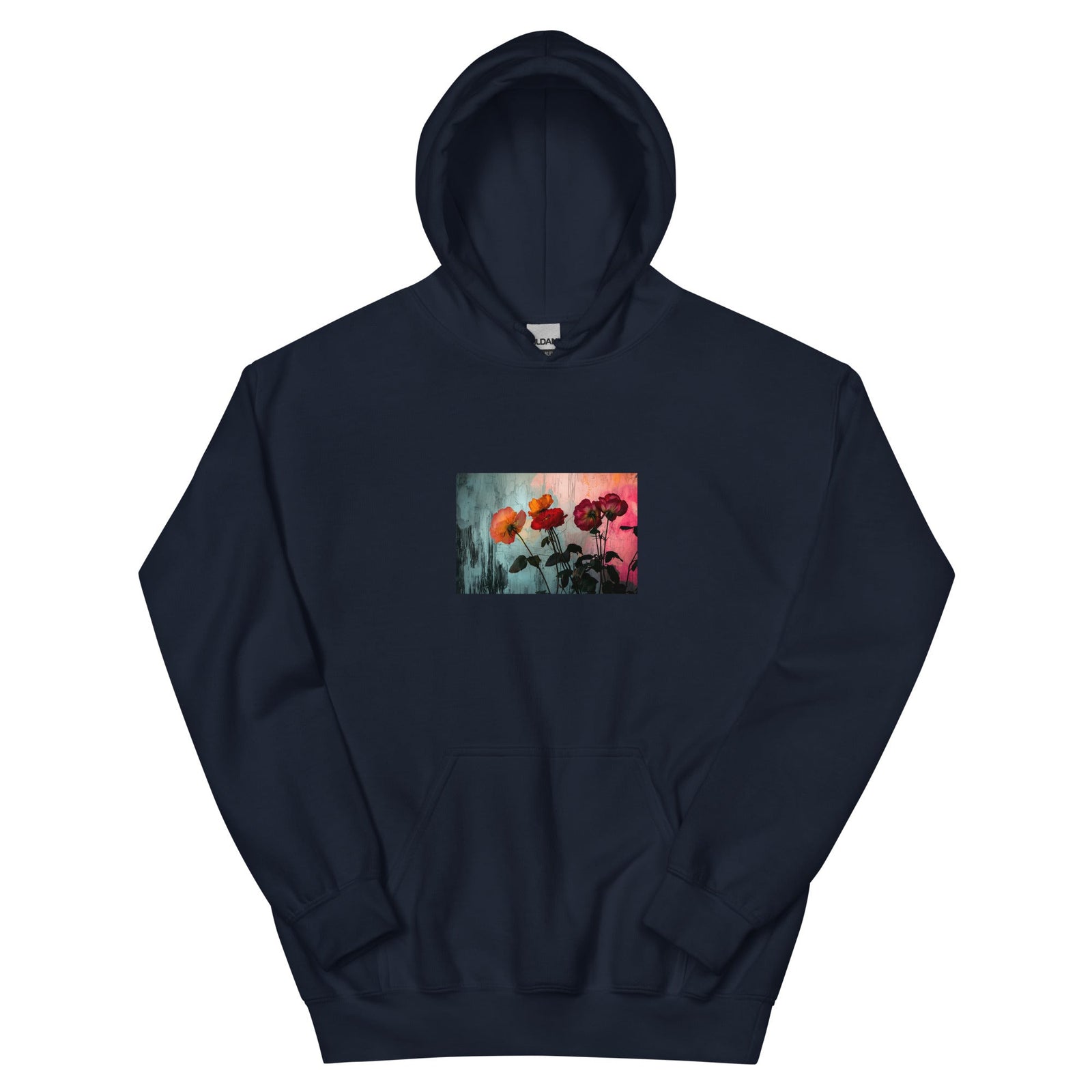 "Digital Garden" Hoodie – Tech Art Streetwear Tops/Sweatshirts & Hoodies Polendo Design