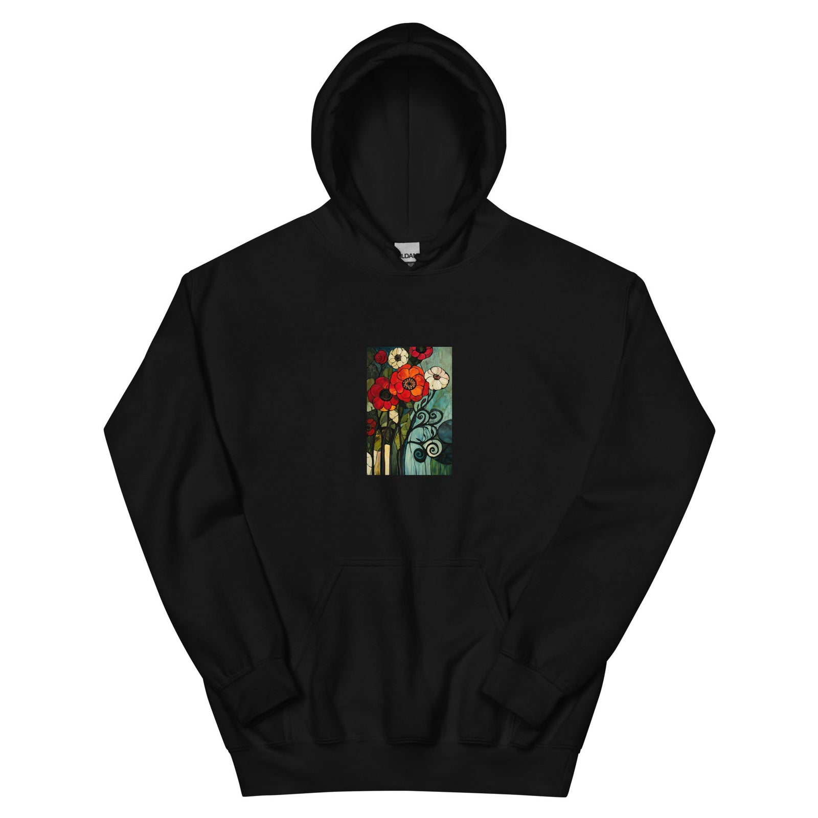 "Rainbow Rose" Comfortable Hoodie - Polendo Design
