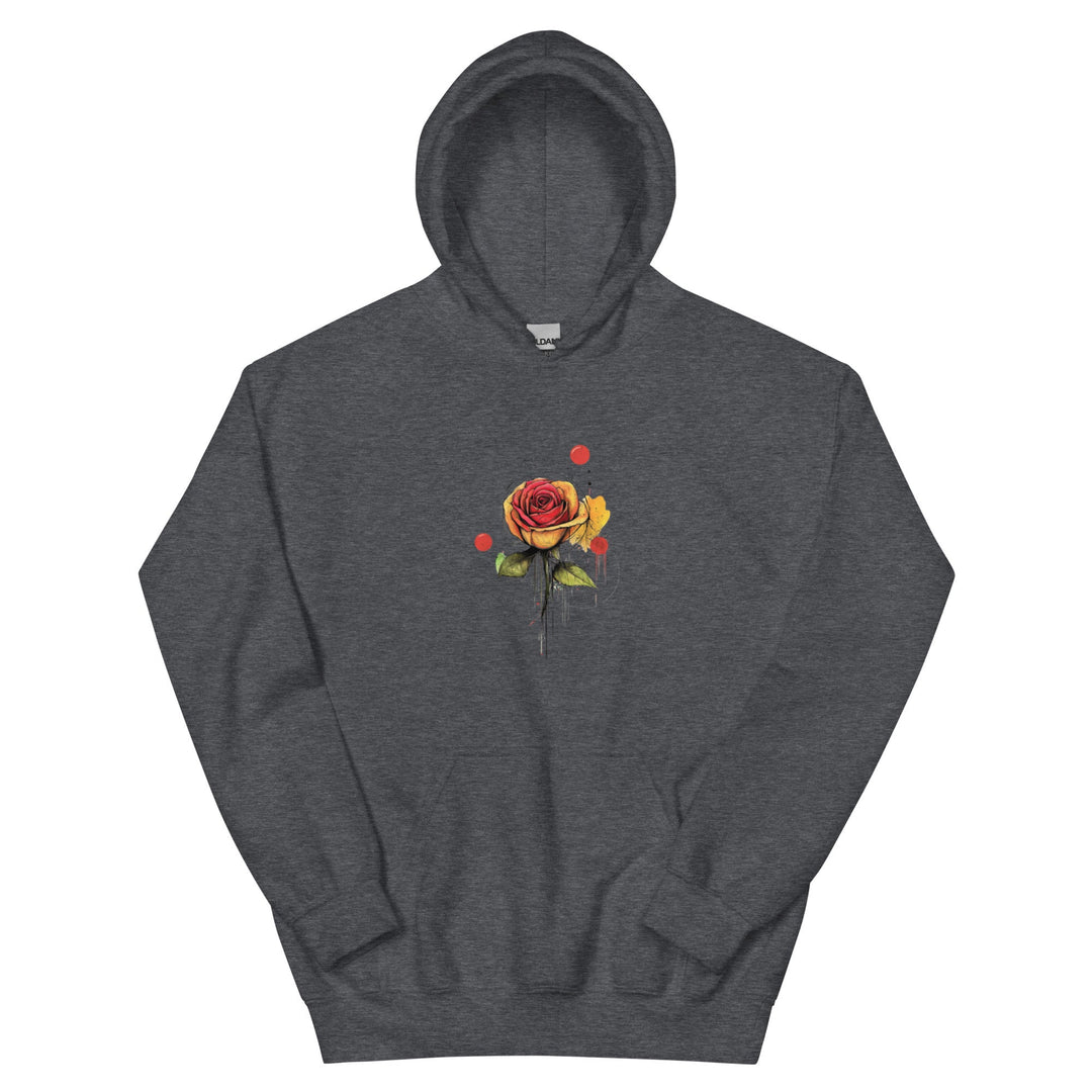 "A touch of Rose" Unique Hoodie - Polendo Design rose graphic hoodie rose graphic hoodie