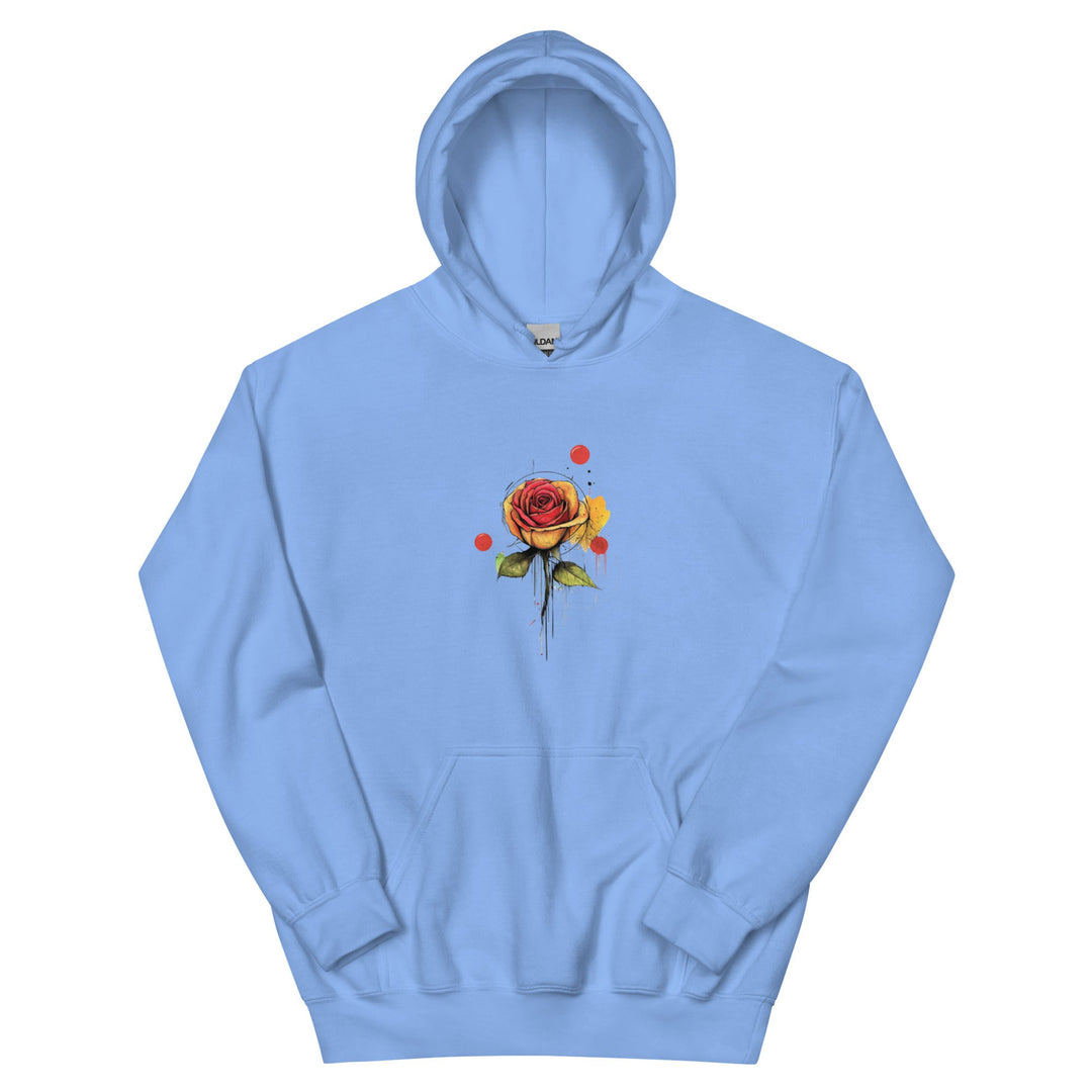 "A touch of Rose" Unique Hoodie - Polendo Design rose graphic hoodie rose graphic hoodie