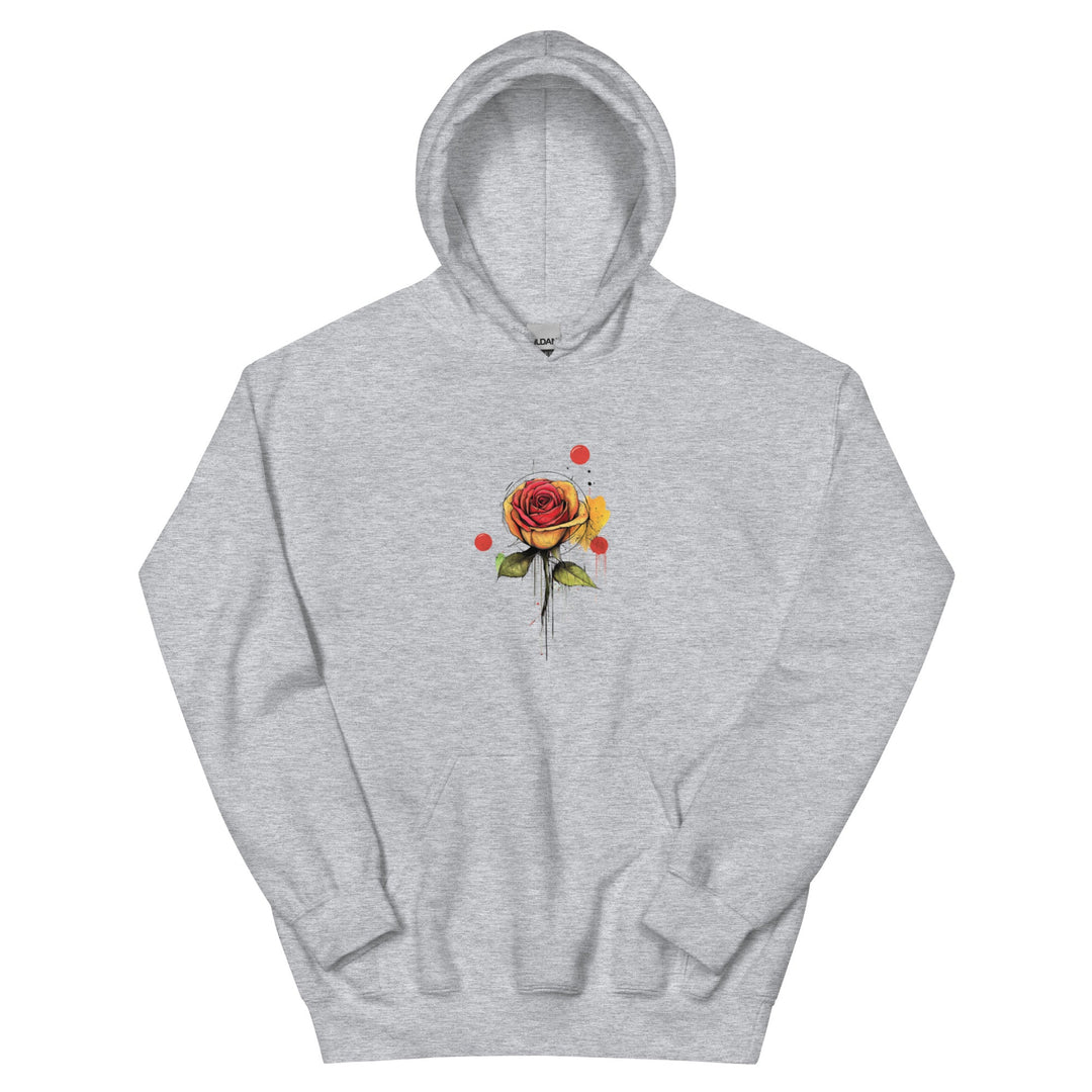"A touch of Rose" Unique Hoodie - Polendo Design rose graphic hoodie rose graphic hoodie