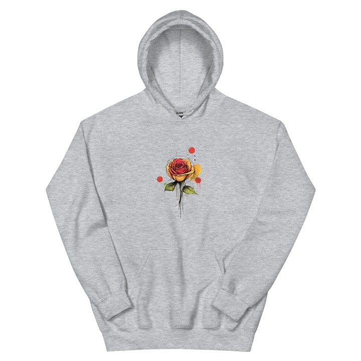 "A touch of Rose" Unique Hoodie - Polendo Design rose graphic hoodie rose graphic hoodie