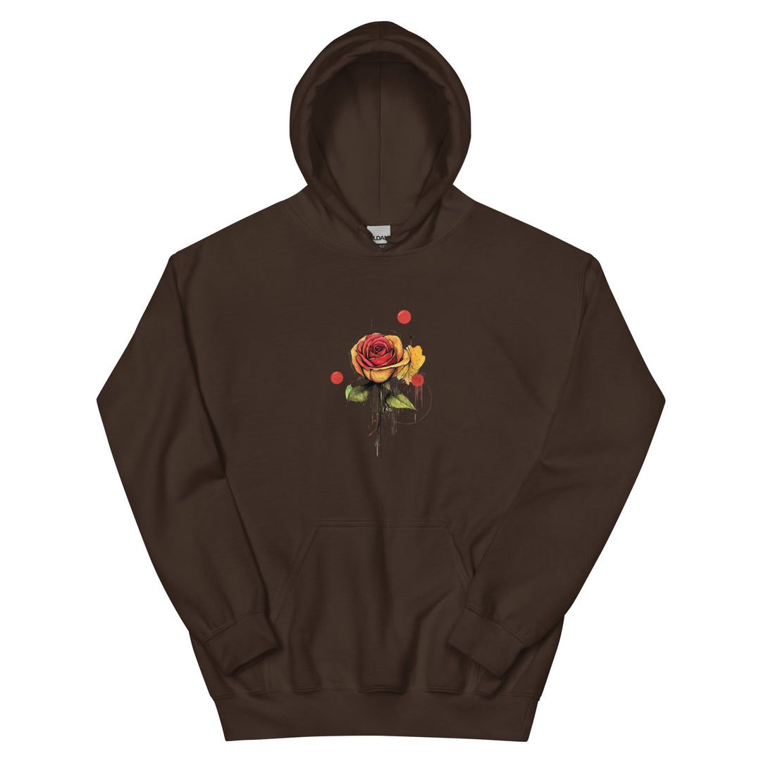 "A touch of Rose" Unique Hoodie - Polendo Design rose graphic hoodie rose graphic hoodie