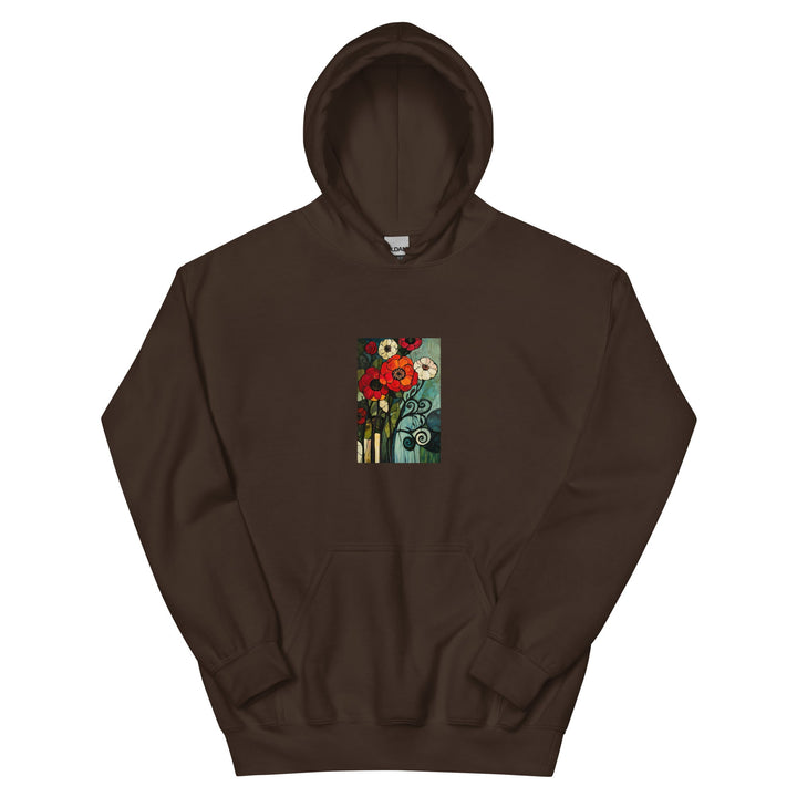 "Rainbow Rose" Comfortable Hoodie - Polendo Design