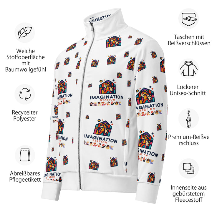 Imagination Station Unisex Track Jacket for Everyday Wear - Polendo Design imagination station unisex track jacket