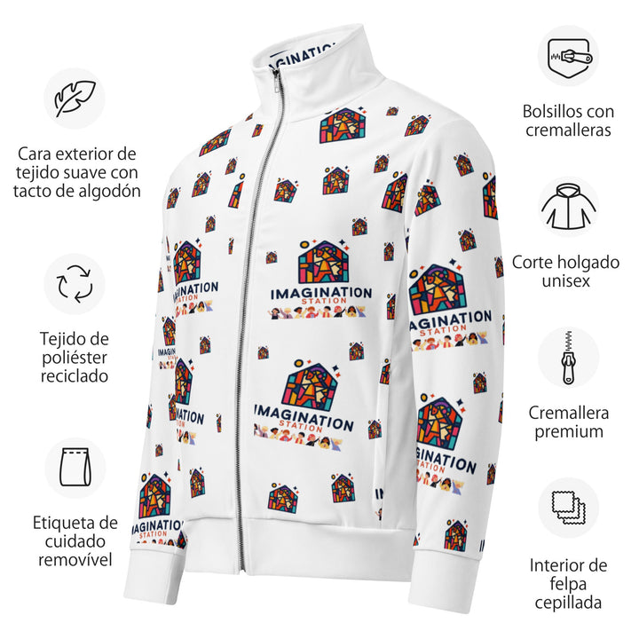 Imagination Station Unisex Track Jacket for Everyday Wear - Polendo Design imagination station unisex track jacket