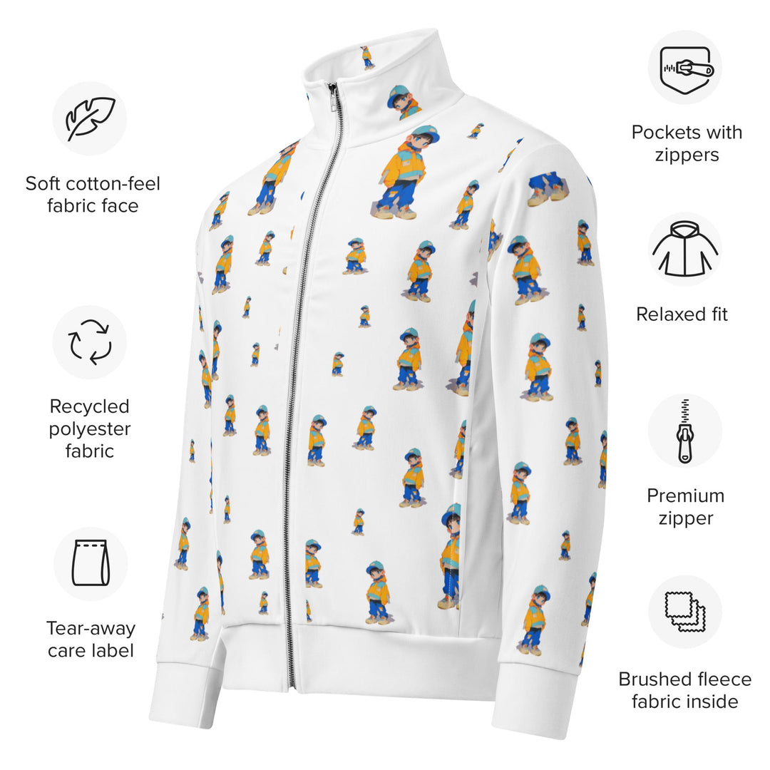 Timmy Unisex Track Jacket for Everyday Wear - Polendo Design timmy unisex track jacket