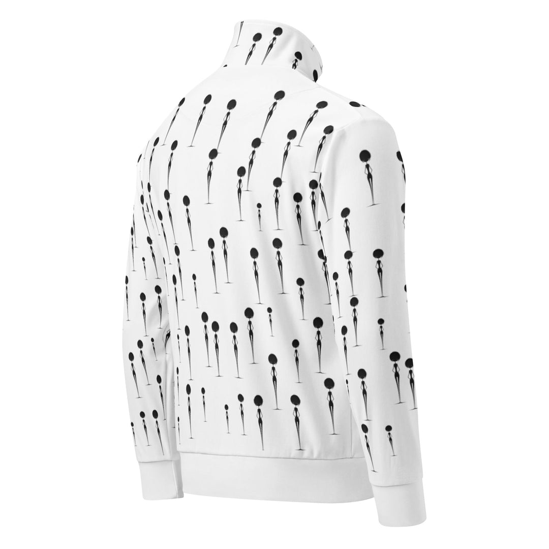 Muted Dialogue Unisex Track Jacket for Everyday Wear - Polendo Design muted dialogue unisex track jacket