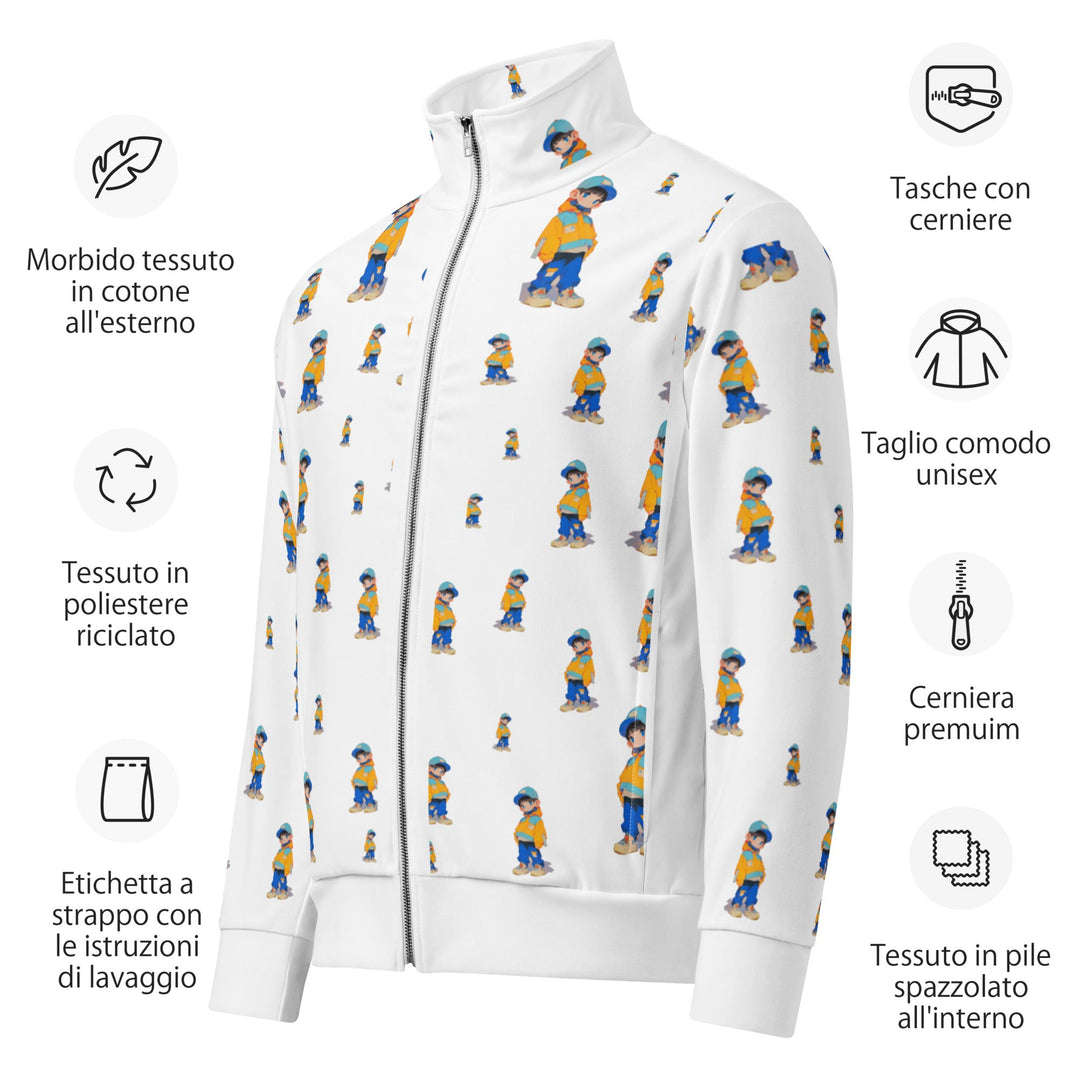 Timmy Unisex Track Jacket for Everyday Wear - Polendo Design timmy unisex track jacket