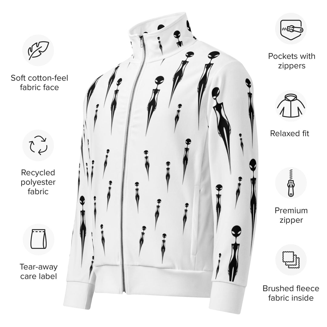 In Thought Unisex Track Jacket for Everyday Wear - Polendo Design in thought unisex track jacket