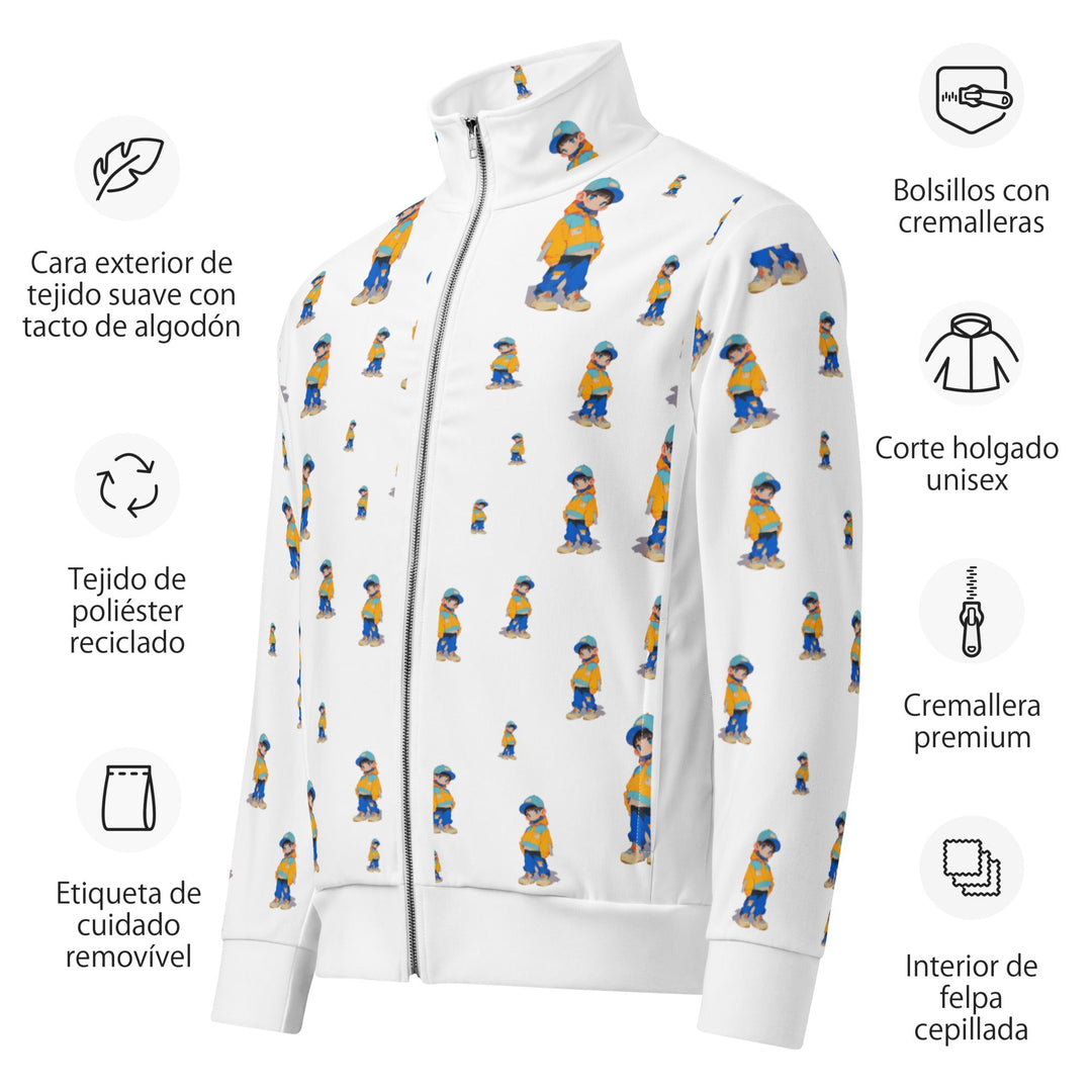 Timmy Unisex Track Jacket for Everyday Wear - Polendo Design timmy unisex track jacket