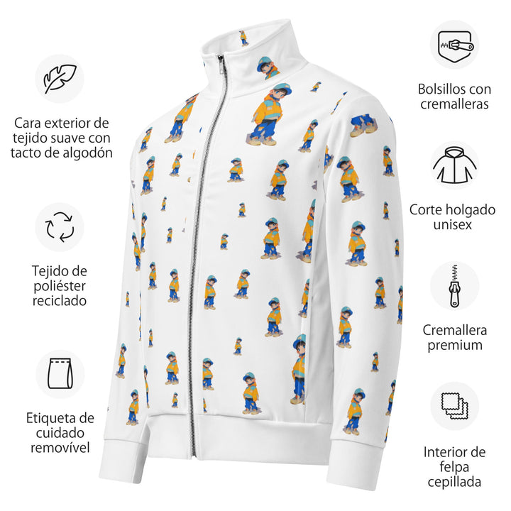 Timmy Unisex Track Jacket for Everyday Wear - Polendo Design timmy unisex track jacket