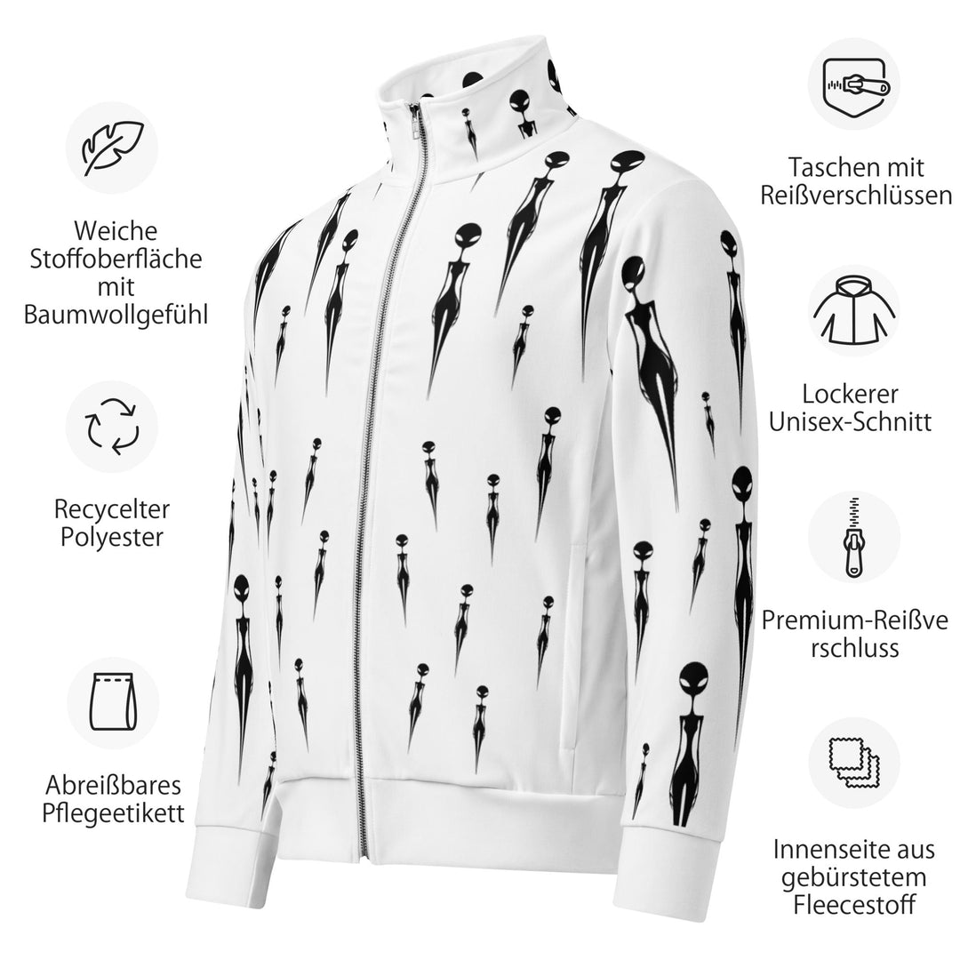 In Thought Unisex Track Jacket for Everyday Wear - Polendo Design in thought unisex track jacket