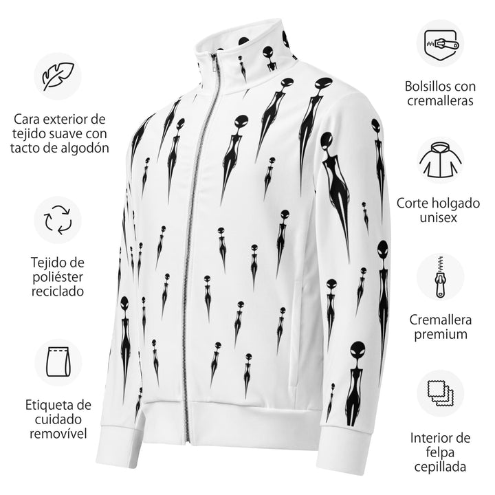 In Thought Unisex Track Jacket for Everyday Wear - Polendo Design in thought unisex track jacket
