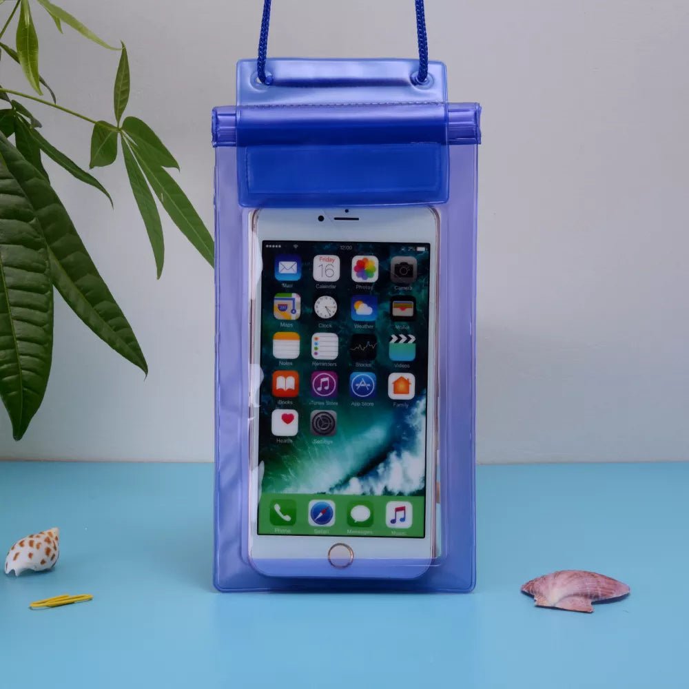 Universal Waterproof Phone Case with Lanyard – Fits iPhone, Samsung &amp; Xiaomi (3.5–6") - Polendo Design