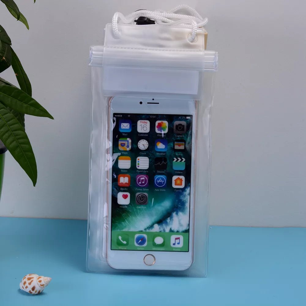 Universal Waterproof Phone Case with Lanyard – Fits iPhone, Samsung &amp; Xiaomi (3.5–6") - Polendo Design