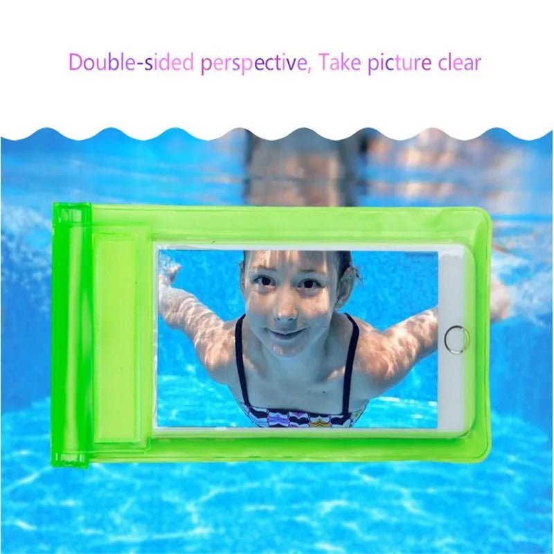 Universal Waterproof Phone Case with Lanyard – Fits iPhone, Samsung & Xiaomi (3.5–6") - Polendo Design