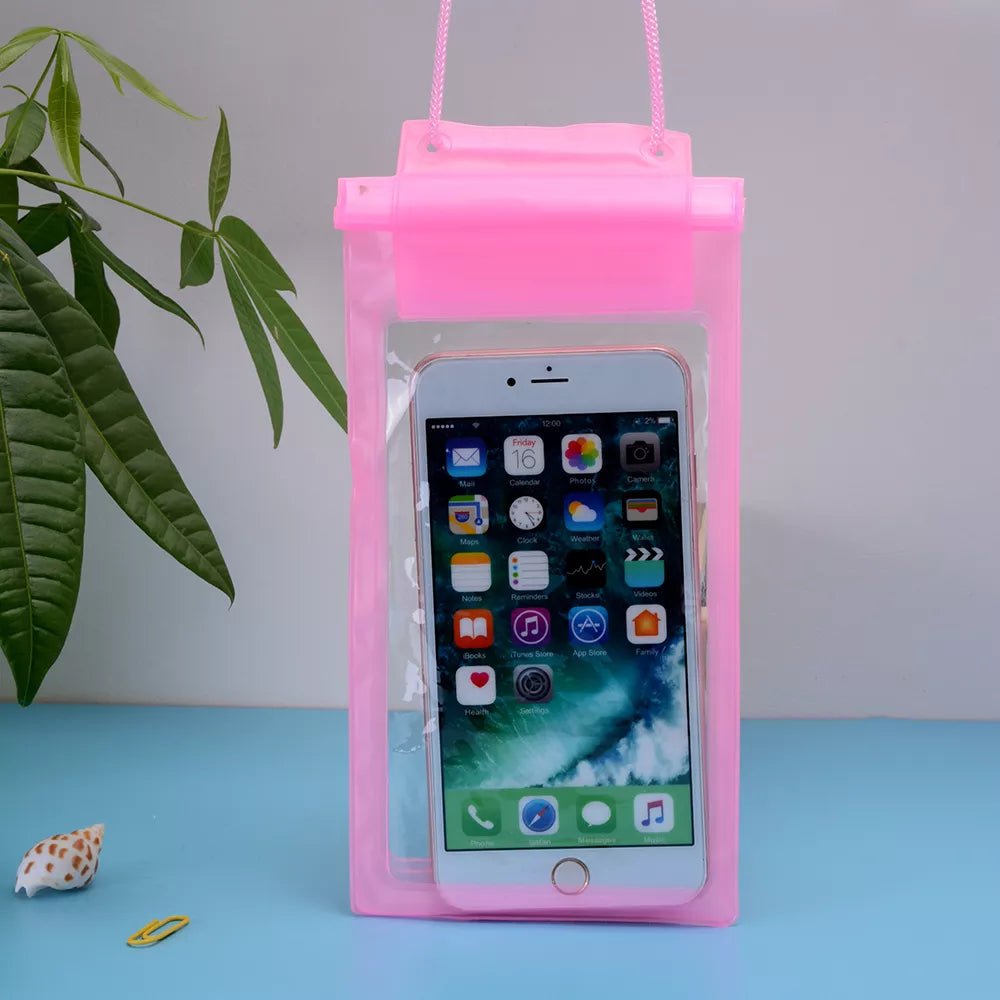 Universal Waterproof Phone Case with Lanyard – Fits iPhone, Samsung &amp; Xiaomi (3.5–6") - Polendo Design