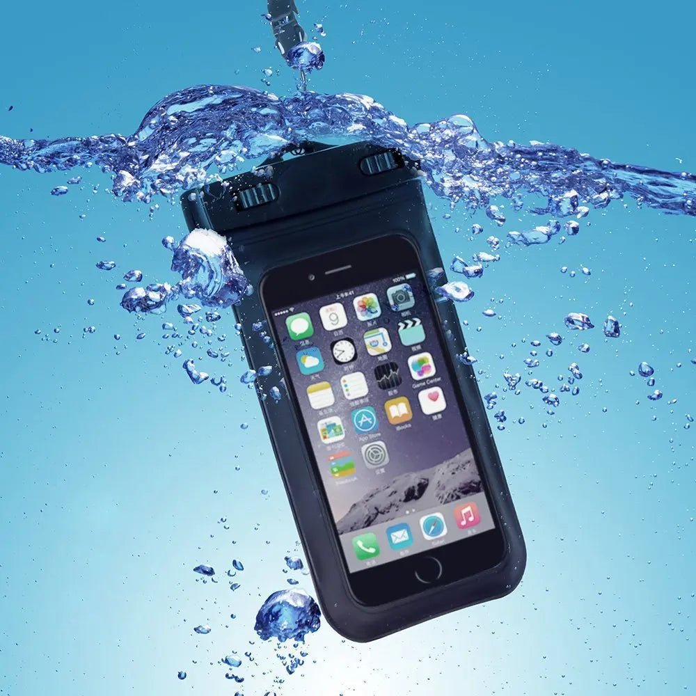 Universal Waterproof Phone Case with Lanyard – Fits iPhone, Samsung &amp; Xiaomi (3.5–6") - Polendo Design