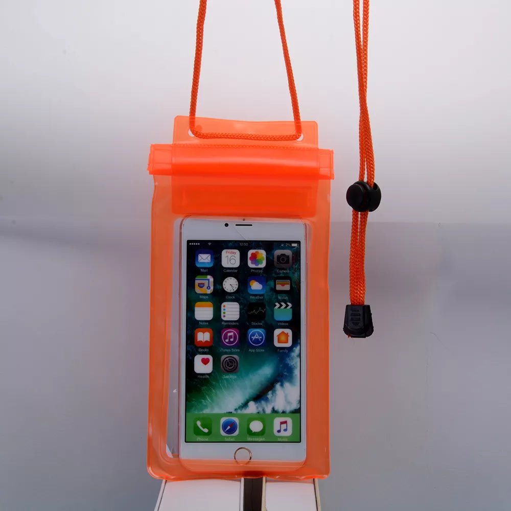 Universal Waterproof Phone Case with Lanyard – Fits iPhone, Samsung &amp; Xiaomi (3.5–6") - Polendo Design