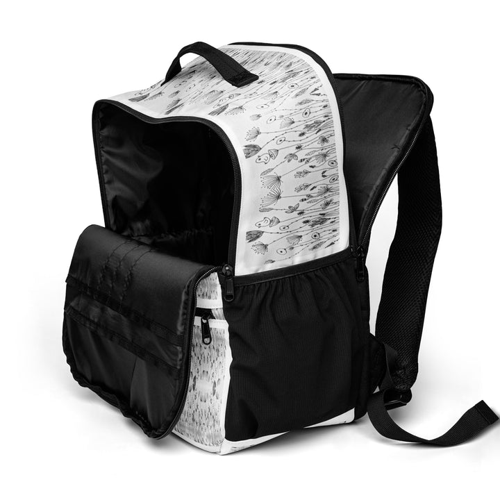 Whisper Garden Backpack – Pattern Utility Backpack - Polendo Design backpack