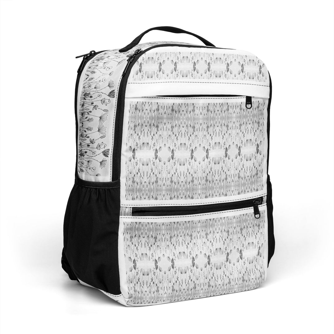 Whisper Garden Backpack – Pattern Utility Backpack - Polendo Design backpack