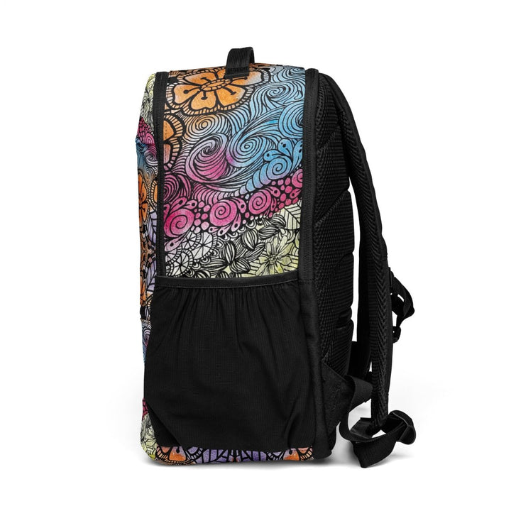 Boho Bloom Stripe Utility Backpack - Polendo Design Boho Bloom Stripe utility backpack