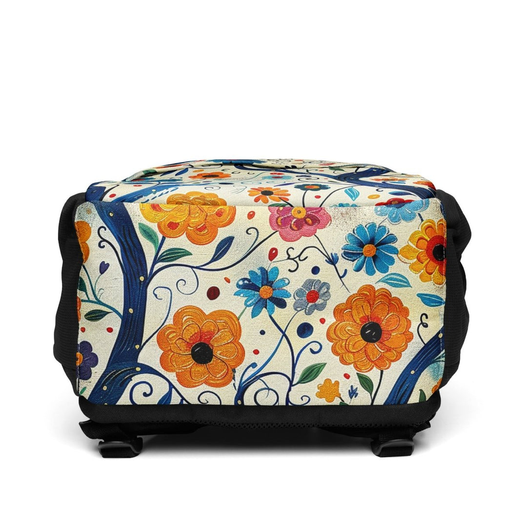 Mosaic Bloom Utility Backpack - Polendo Design Mosaic Bloom utility backpack