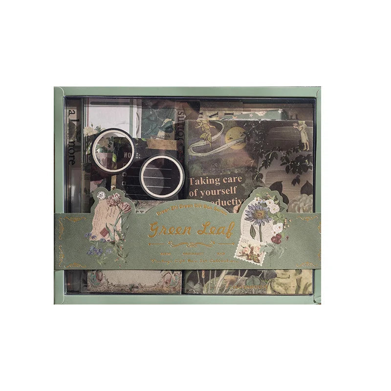 Vintage Journal Kit (125pcs) – Aesthetic Scrapbook &amp; Journaling Set - Polendo Design vintage journal kit