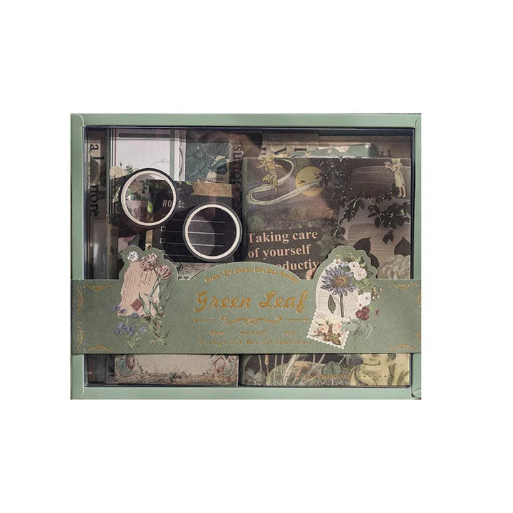 Vintage Journal Kit (125pcs) – Aesthetic Scrapbook &amp; Journaling Set - Polendo Design vintage journal kit
