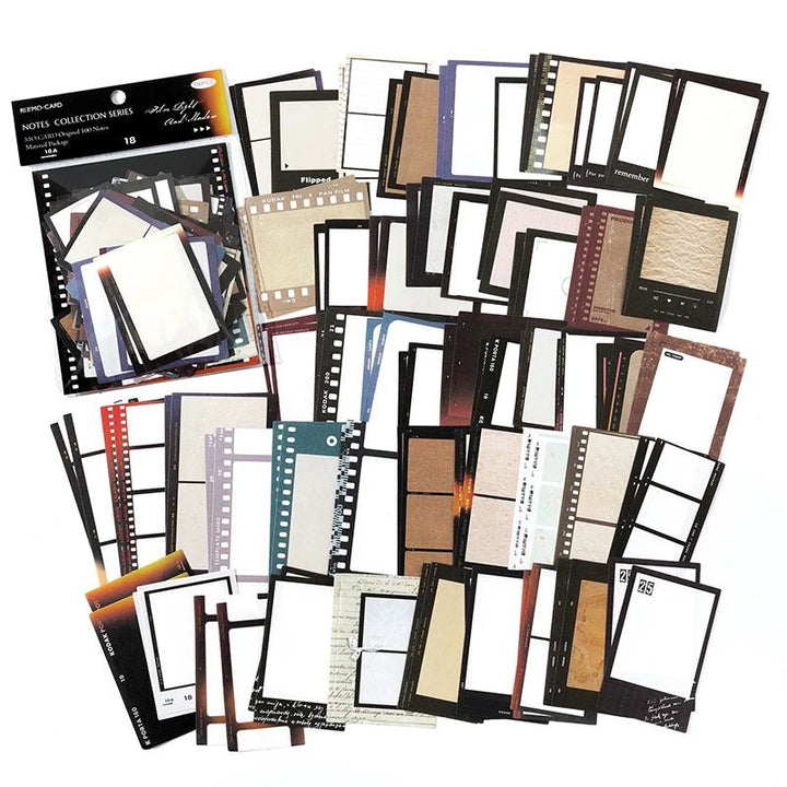 Vintage Journaling Paper Set (100pcs) – Scrapbook &amp; Writing Sheets - Polendo Design vintage journaling paper
