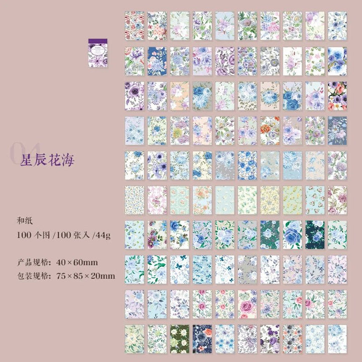 Vintage Sticker Set (100pcs) – Aesthetic Scrapbook &amp; Journal Stickers - Polendo Design vintage sticker set