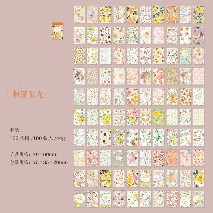 Vintage Sticker Set (100pcs) – Aesthetic Scrapbook &amp; Journal Stickers - Polendo Design vintage sticker set