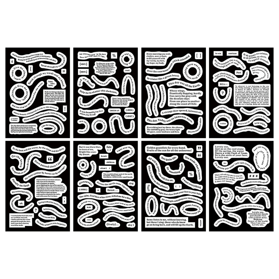 Vintage Sticker Set (406pcs) – Aesthetic Journaling &amp; Scrapbook Stickers - Polendo Design vintage sticker set