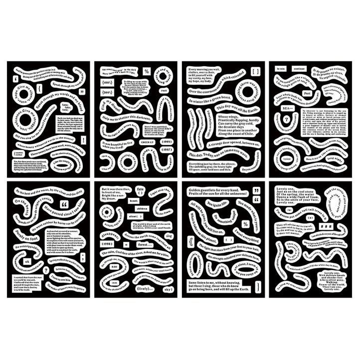 Vintage Sticker Set (406pcs) – Aesthetic Journaling &amp; Scrapbook Stickers - Polendo Design vintage sticker set