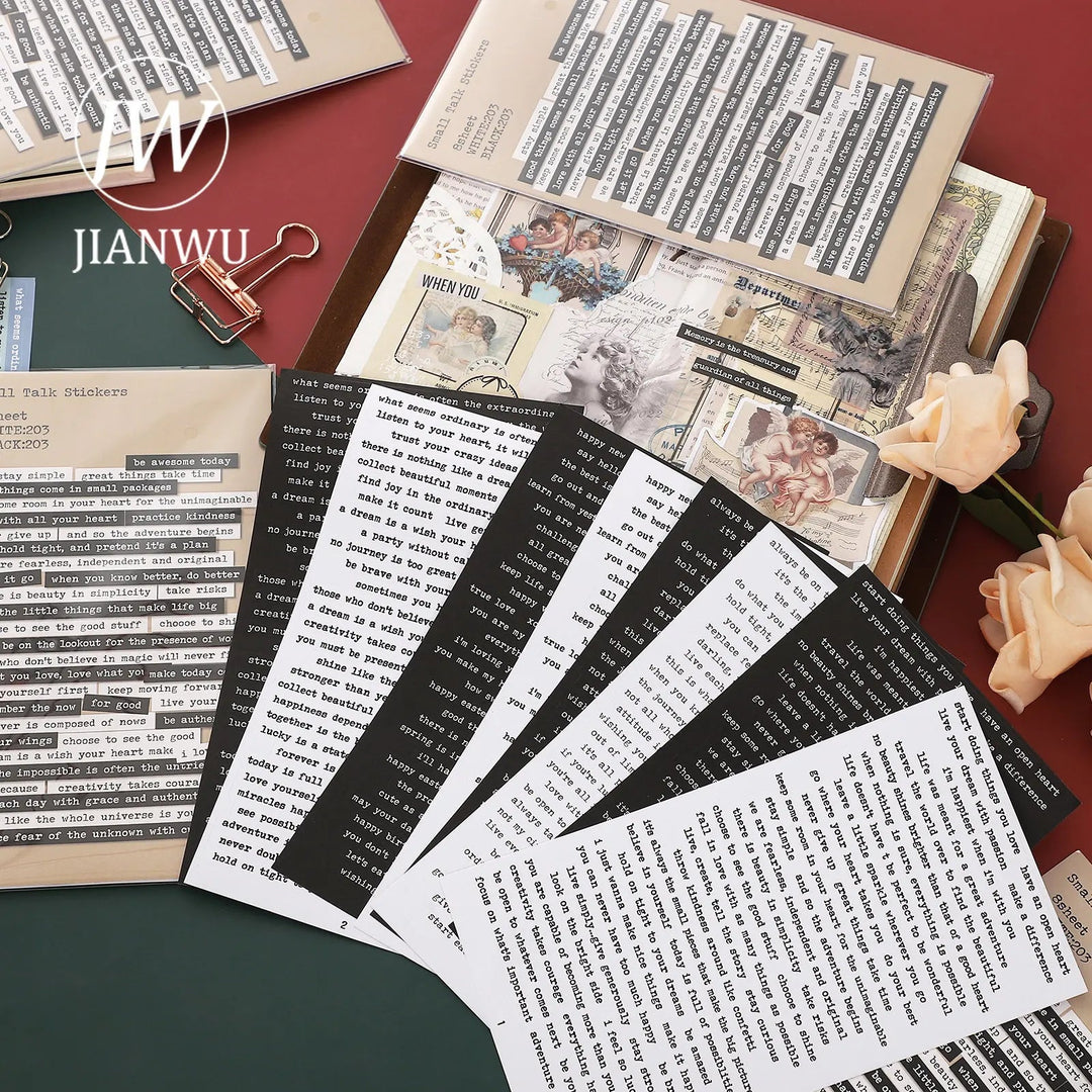 Vintage Sticker Set (406pcs) – Aesthetic Journaling &amp; Scrapbook Stickers - Polendo Design vintage sticker set