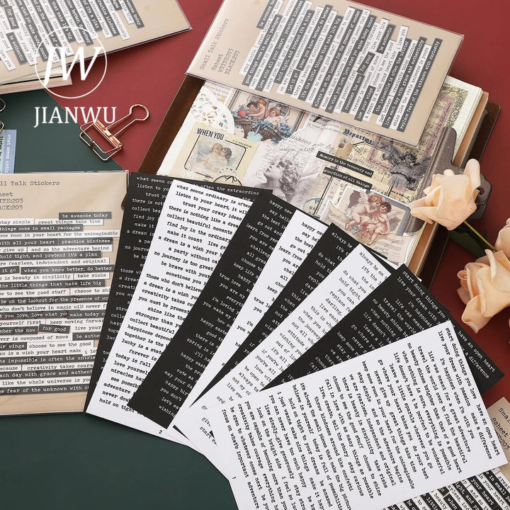 Vintage Sticker Set (406pcs) – Aesthetic Journaling &amp; Scrapbook Stickers - Polendo Design vintage sticker set