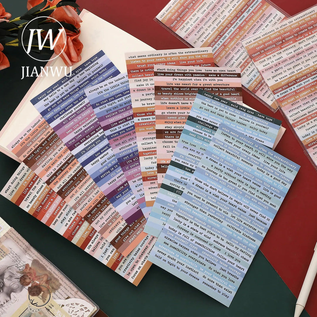 Vintage Sticker Set (406pcs) – Aesthetic Journaling &amp; Scrapbook Stickers - Polendo Design vintage sticker set