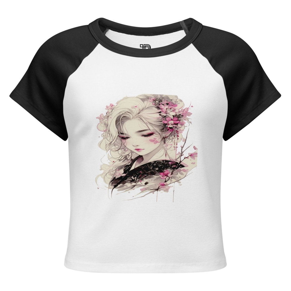 Women’s micro rib raglan baby tee - Polendo Design