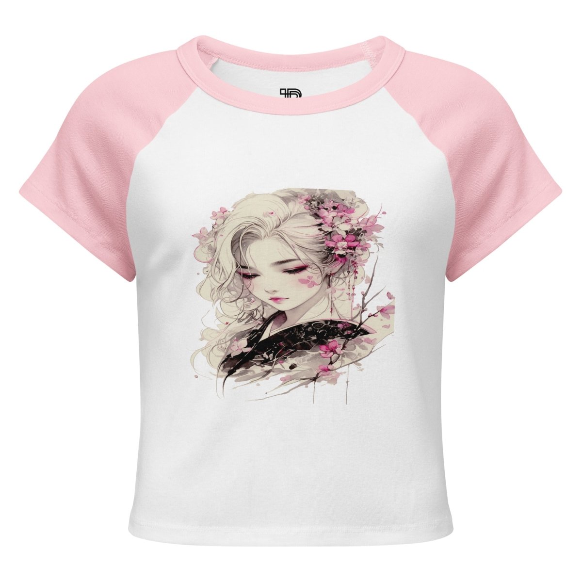 Women’s micro rib raglan baby tee - Polendo Design